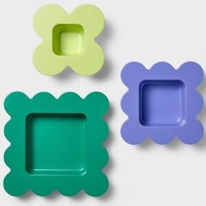 3pc Flower Stacking Snack Tray Set - Tabitha
Brown for Target